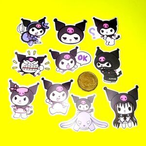 3/$20 brand new 10x Kuromi waterproof stickers